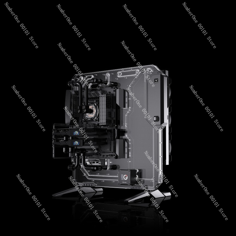 Aluminum Open Frame Test Bench Water Cooling - EATXオープンフレームディストロプレート水冷シャーシアルミDIY PCテストベンチケース