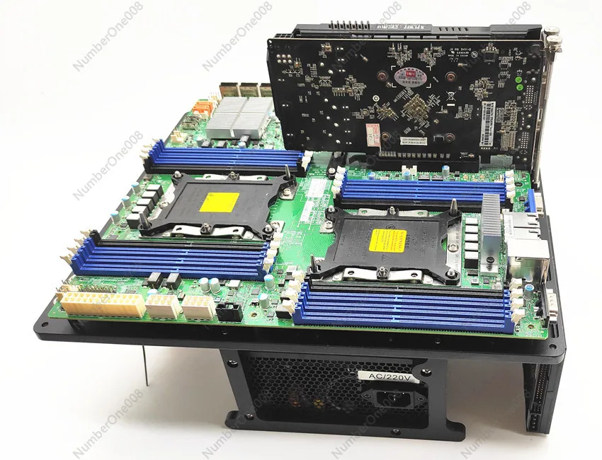Aluminum Open Frame Test Bench Water Cooling - EATX デュアルサーバーマザーボード オープンエアテストベンチ フルアルミPCケース 水冷対応 X99