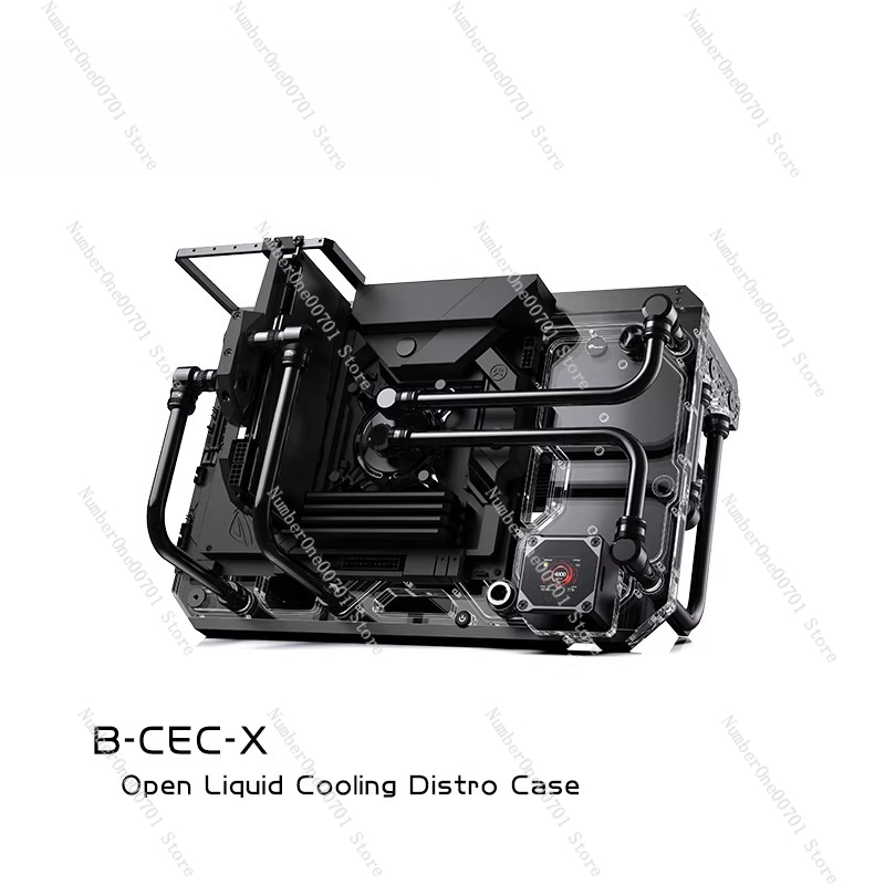 Aluminum Open Frame Test Bench Water Cooling - B-CEC-X オープンフレームPCケース、アルミ合金水冷シャーシ、PCショーケース用縦横両用DIYテストベンチ