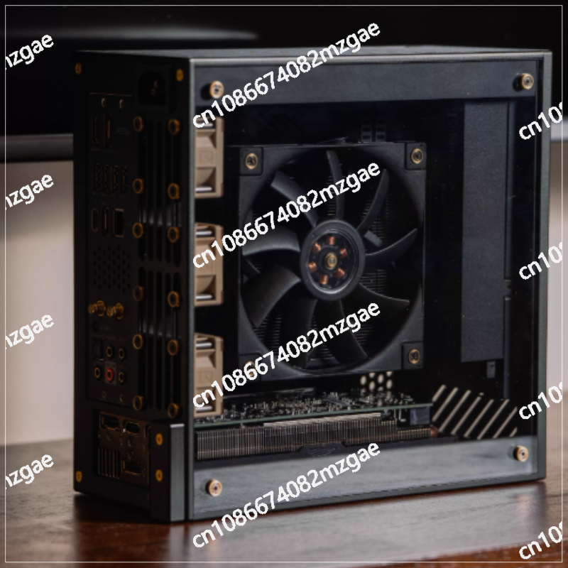 Sff Mini Itx Cnc Aluminum Chassis - LP P6 ITXシャーシ アルミCNCミニPCシャーシ、4060 GPU対応、1U電源、薄型SFF