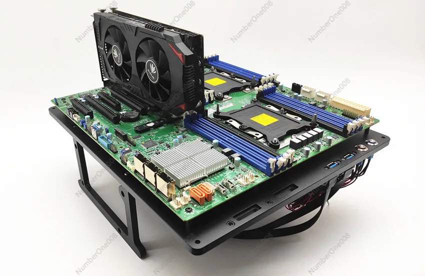 EATX デュアルサーバーマザーボード オープンエアテストベ - Aluminum Open Frame Test Bench Water Cooling のレビューと価格