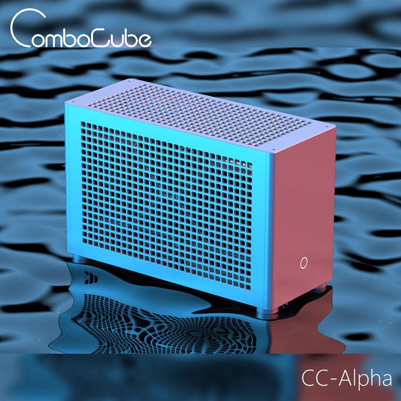 ComboCube CC-Alpha Mini ITXケース - Sff Mini Itx Cnc Aluminum Chassis のレビューと価格