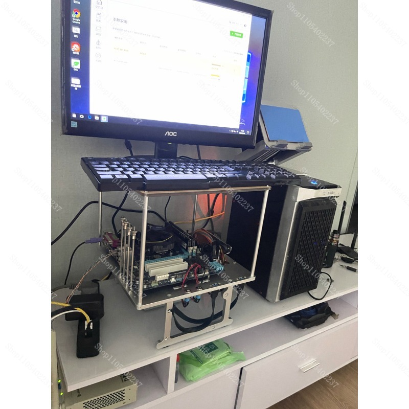 JXK-K2 オープンフレームアルミ製コンピューターケース、 - Aluminum Open Frame Test Bench Water Cooling のレビューと価格