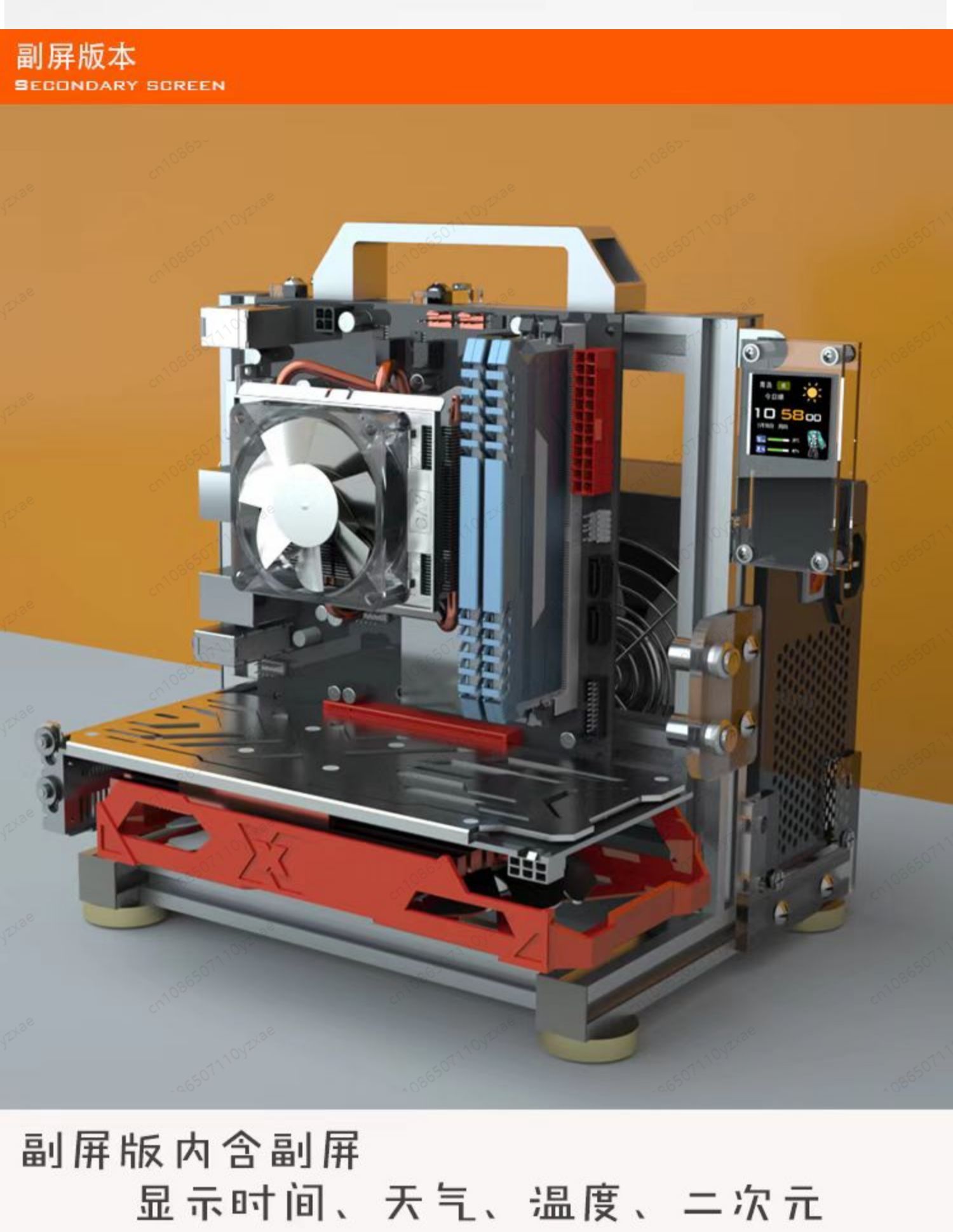 ポータブルオールアルミ製オープンエアPCフレームミニテストベ - Aluminum Open Frame Test Bench Water Cooling のレビューと価格